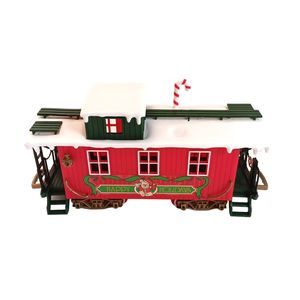 New Bright 1986 Happy Holidays Christmas Logger Bears Express Train Caboose Car